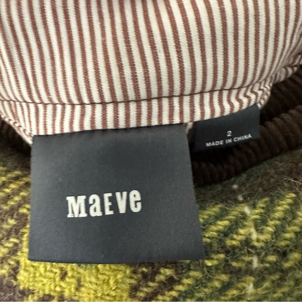 Maeve by Anthropologie Corduroy and plaid Pencil Skirt - Picture 4 of 6